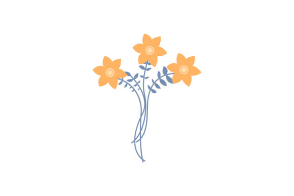 Cute Floral Flowers Vectors