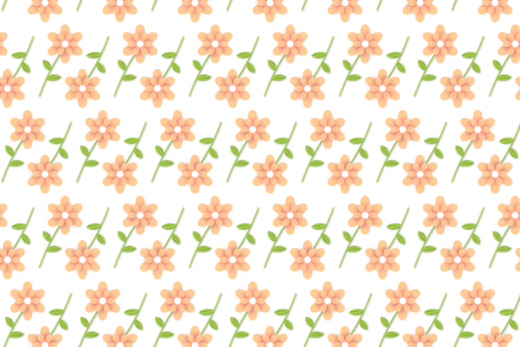 Floral Decoration Pink Flower Pattern