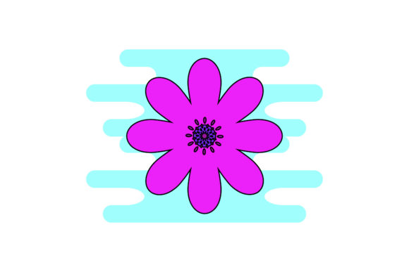 Floral Flat Design Flower Cute Clipart