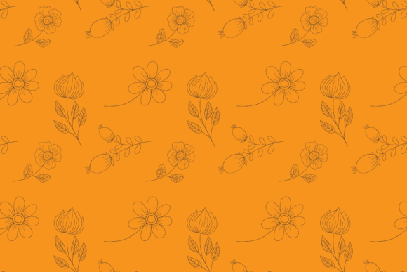 Floral Garden Ornament Art Pattern