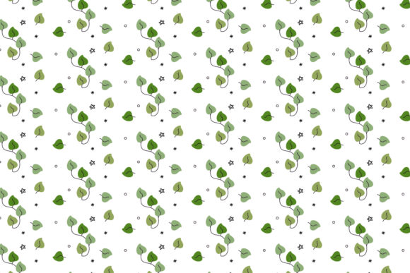 Floral Leaf Background Pattern
