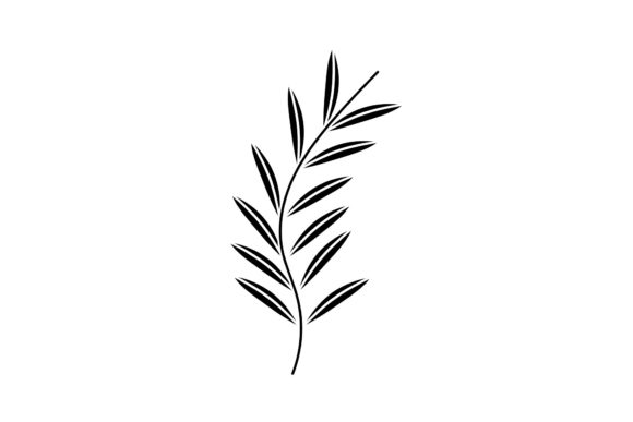 Floral Leaf Summer Silhouette