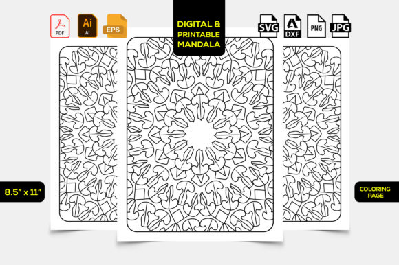 Floral Mandala Relaxation KDP Interior