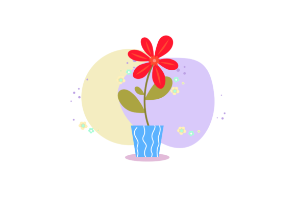 Floral Spring Flower Abstract Style