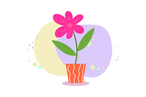Floral Wallpaper with Flower Abstract