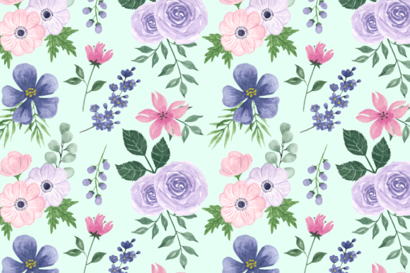 Floral Watercolor Pattern Vol.2
