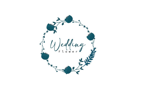Floral Wedding Flower Logo