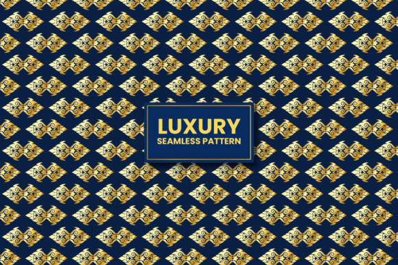Golden Floral Pattern Collection