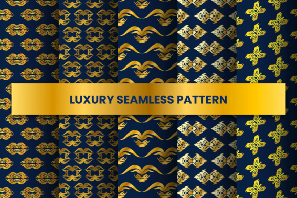 Luxury Seamless Floral Pattern Bundle