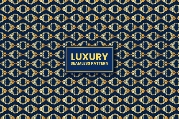 Luxury Seamless Golden Floral Pattern