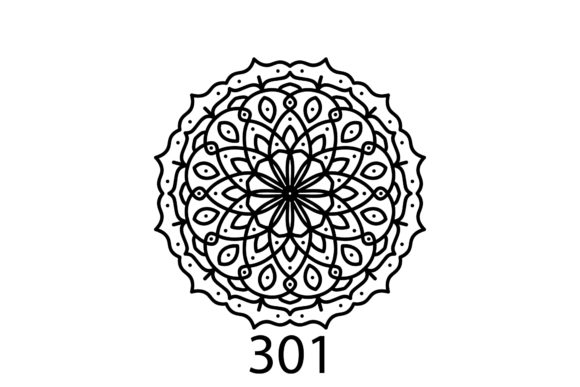 Mandala Floral Design Circle