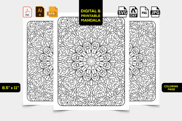Mandala Relaxation KDP Interior Floral