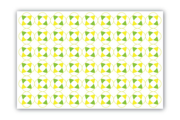 Seamless Floral Pattern Green Yellow
