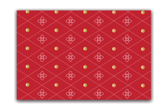 Seamless Floral Pattern White Gold