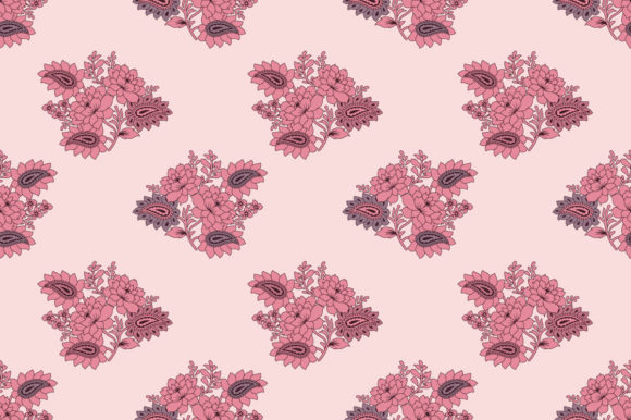 Seamless Floral Textile Pattern Design